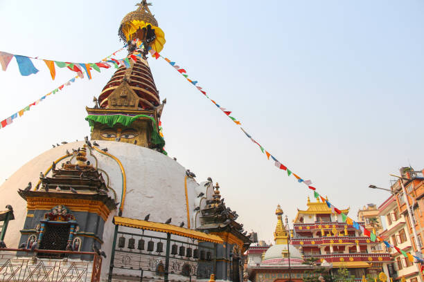 istock Old traditional buddhist stupa in Kathmandu 1222968586