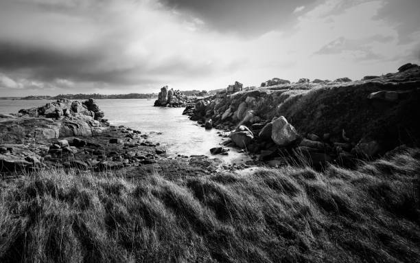 istock Ploumanac'h in black and white 2 1222970027
