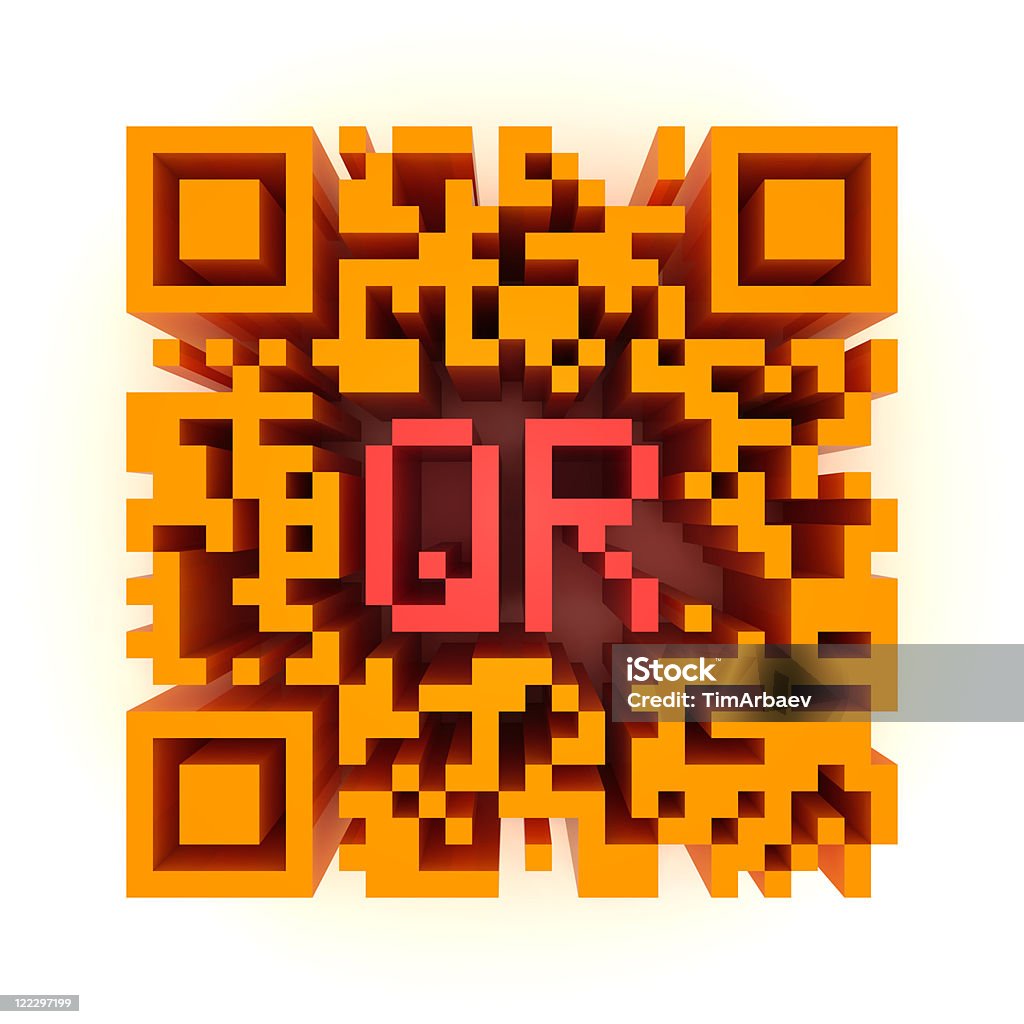 Big color de código QR - Foto de stock de Carta - Documento libre de derechos