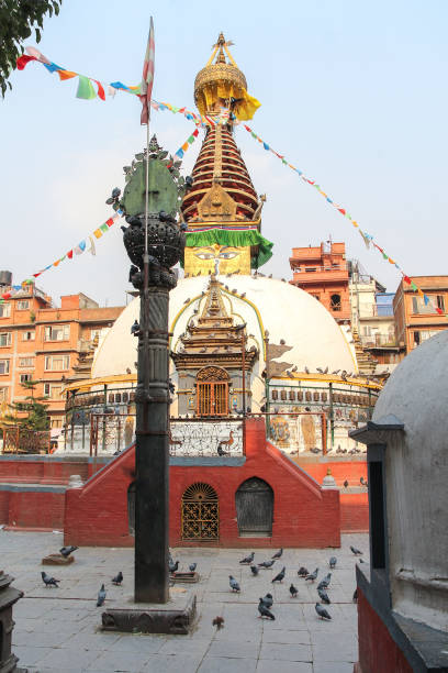 istock Old traditional buddhist stupa in Kathmandu 1222972170