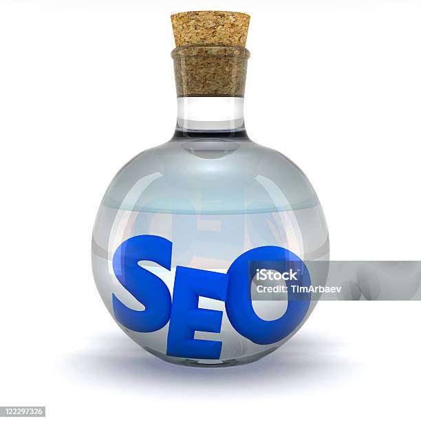 Seo Laboratory Stock Photo - Download Image Now - Analyzing, Beaker, Blue