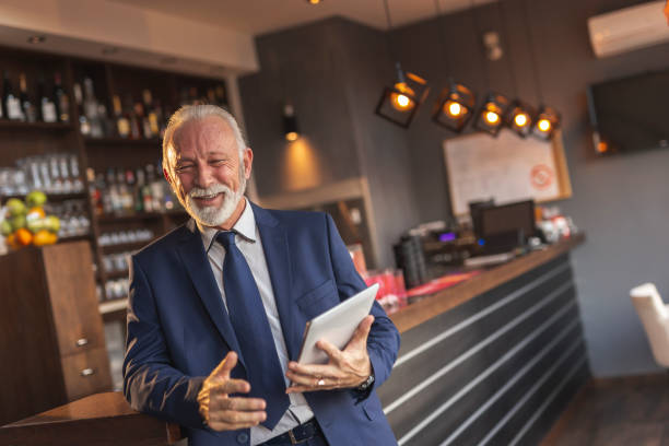 istock Senior businessman on a meeting 1222975146
