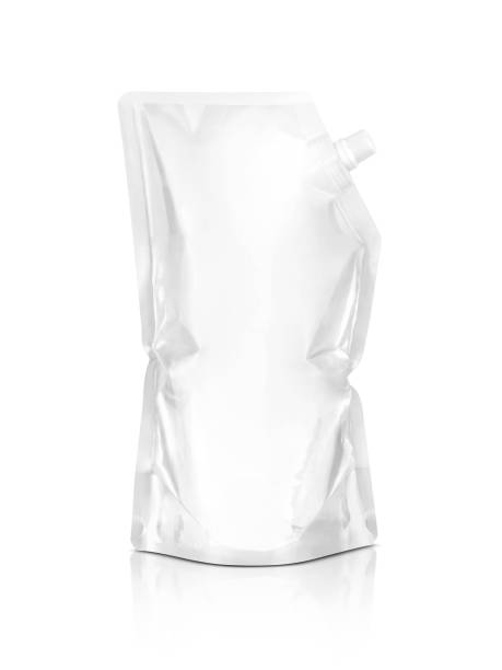 istock white plastic pouch for product refill design mock-up 1222975646