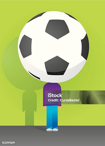 Grand Fan De Footballfútbol Vecteurs libres de droits et plus d'images vectorielles de Football à cinq - Football à cinq, Adulte, Balle ou ballon