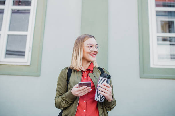 istock Young woman on the street 1222980697