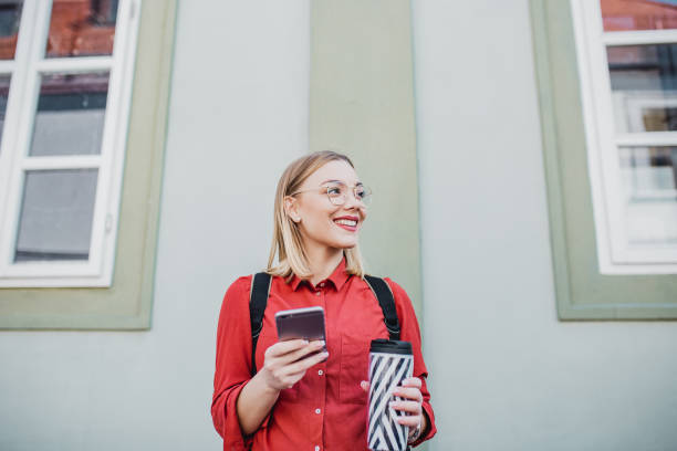 istock Young woman on the street 1222980741