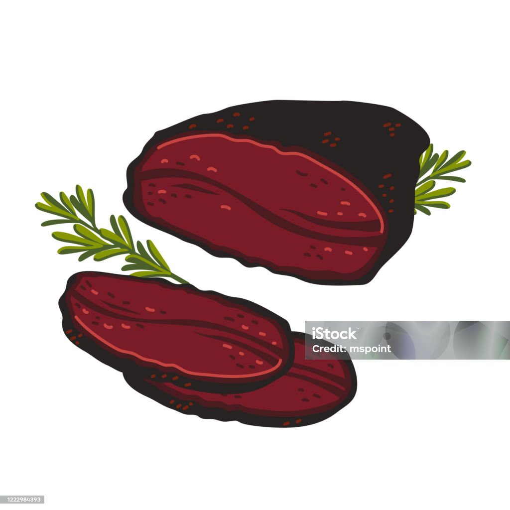 Pastrami Meat Delicatessen On White Background Slices Of Italian Smoked Beef Simple Flat Style Vector Illustration Stock Illustration - Download Image Now - iStock Pastrami Meat Delicatessen On White Background Slices Of Italian Smoked Beef Simple Flat Style Vector Illustration Stock Illustration - Download Image Now - iStock