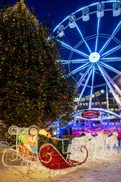 istock Glasgow, Christmas Market in George Square (Scotland, UK) 1222996667