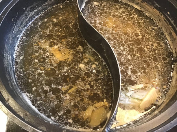 istock Hot pot soup after eating 1222998355