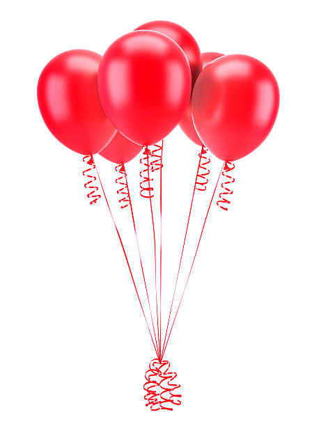 istock red party balloons with ribbons isolated on white background 122299867