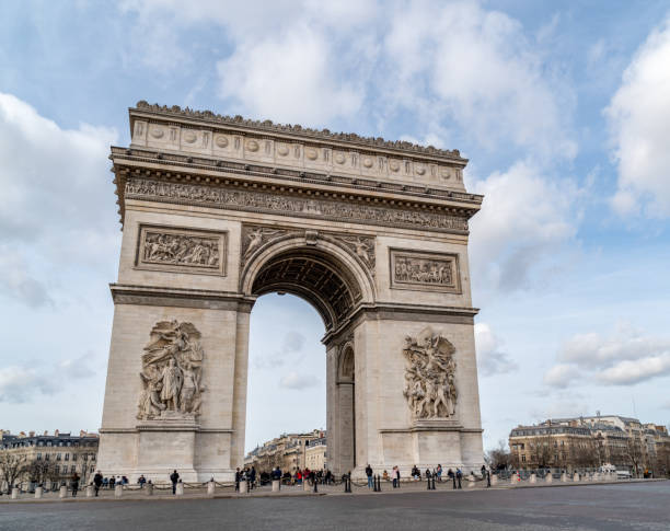 istock Arc de Triomphe at Charles de Gaulle square in Paris 1222998831