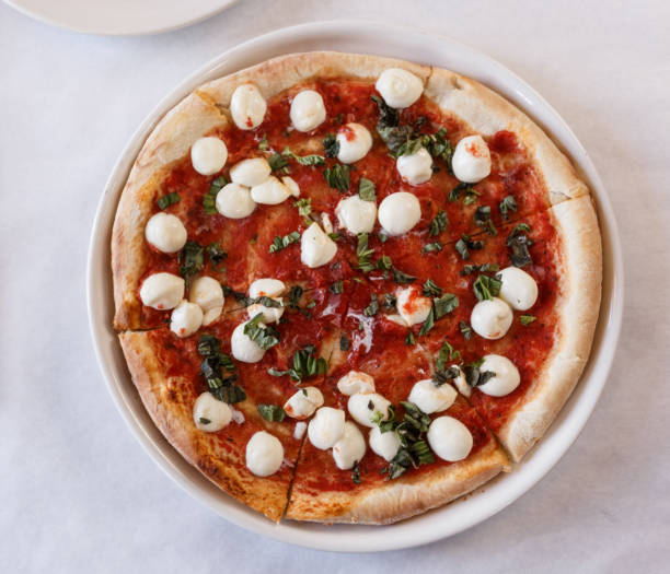istock Margherita Pizza with homemade mozzarella 1223001968