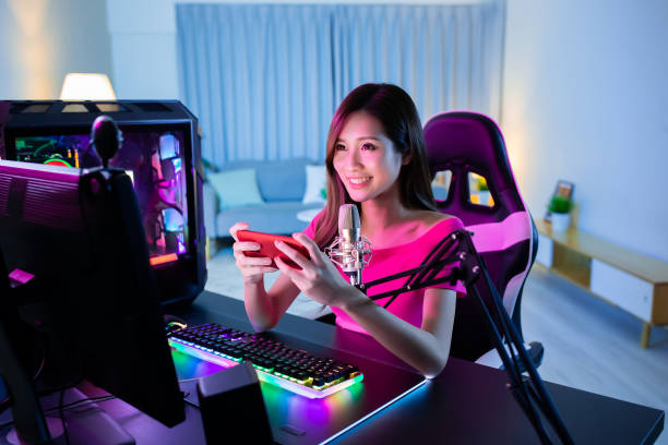 asian girl  have live stream