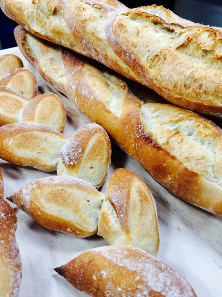 istock French baguette and epi bread. 1223008430