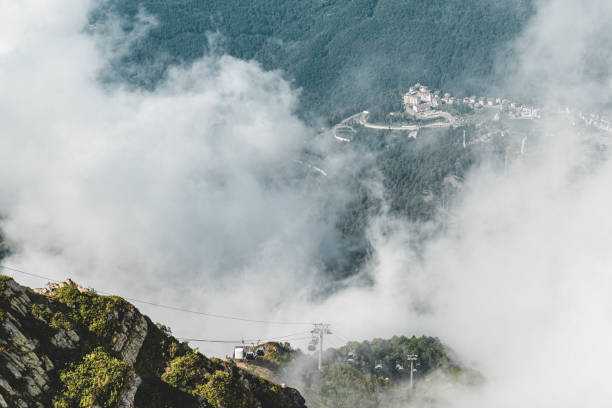 istock View from mountain to the village 1223011081