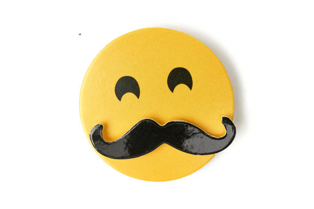 A man and his red handlebar mustache.