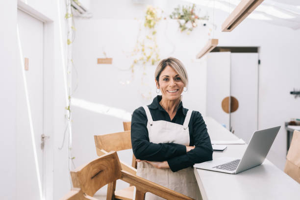 istock Business is Good! Cafe Manager Portrait 1223014231