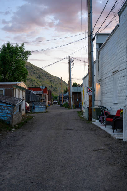 istock Sun Rise Colors Over Back Alley 1223014749