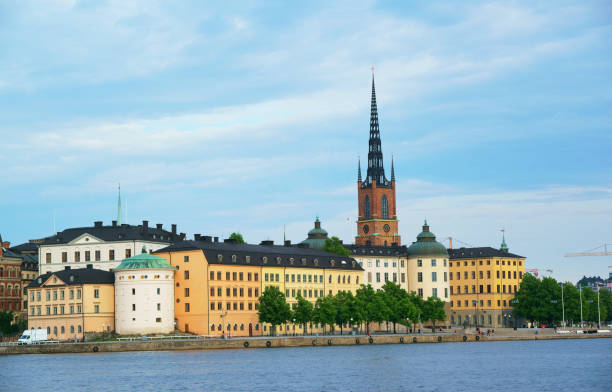 istock Gamla Stan district in central Stockholm at sunset 1223014825