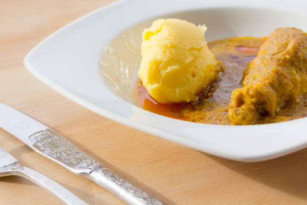 The famous (Muamba of Chicken) a typical dish from Angola, Africa.