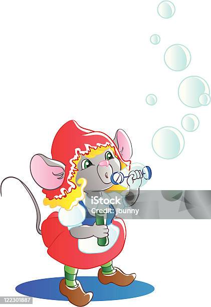 Soap Bubble Mouse Stock Illustration - Download Image Now - Bubble, Child, Making