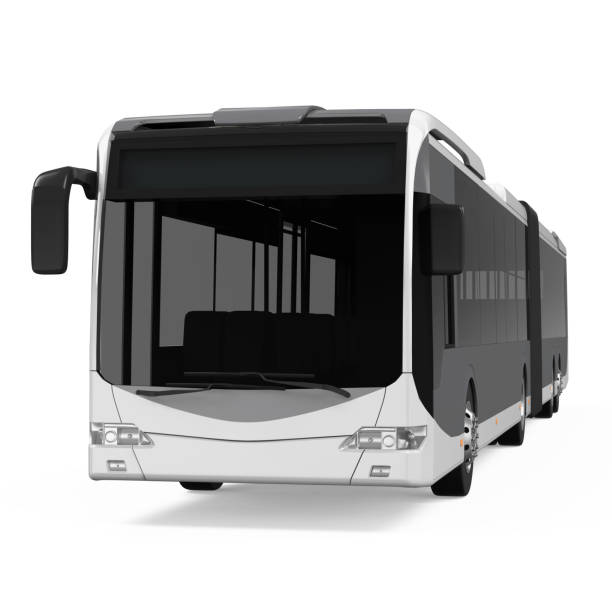 istock Articulated City Bus Isolated 1223021538