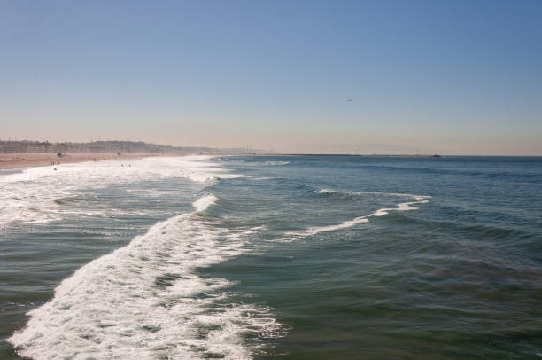 istock Water in beach area in Venice Beach location, LA 1223031470