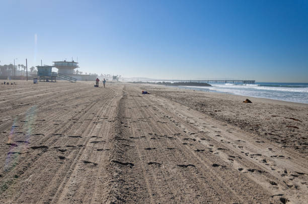 istock Sand in beach area in Venice Beach location, LA 1223031873