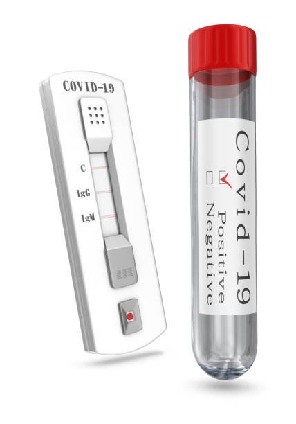 istock COVID-19 Test Tube and Test Kit 1223034260