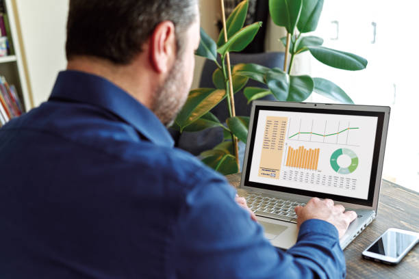 istock Businessman working at home. 1223034285