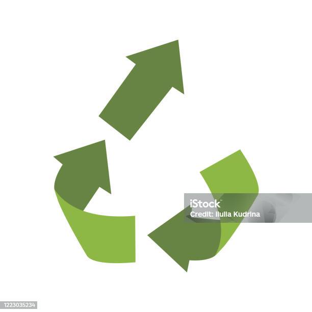 Segno Di Upcycling Vettoriale Simbolo Di Riutilizzo Verde Per Il Design Ecologico Stile Di Vita A Spreco Zero - Immagini vettoriali stock e altre immagini di Upcycling
