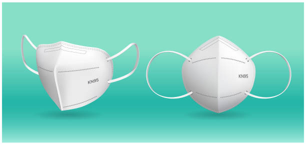 3d現実的なkn5およびn95の医学マスク - N95マスクのベクターアート素材や画像を多数ご用意 - N95マスク, KN95マスク, 安全衛生保護具 マスク - iStock