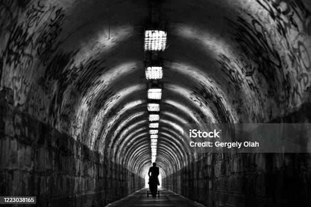 A Public Service Tunnel In Budapest Stock Photo - Download Image Now - Budapest, Tunnel, Arts Culture and Entertainment