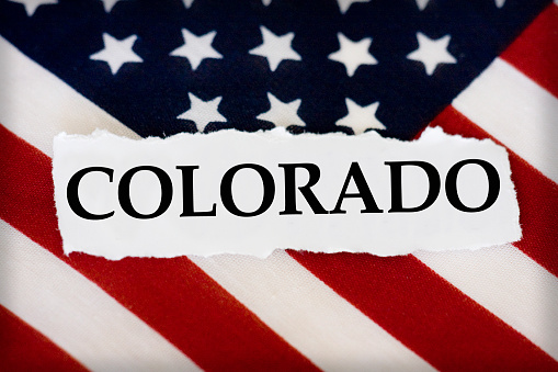 Colorado US flag