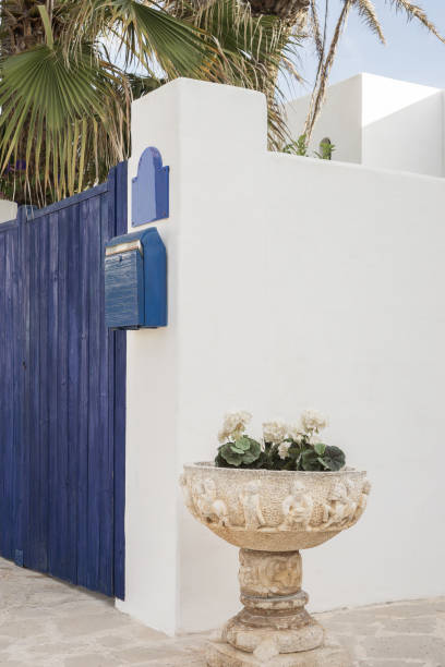 istock Mediterranean Village Streets. Creative, minimal, bright and airy styled concept. 1223050884
