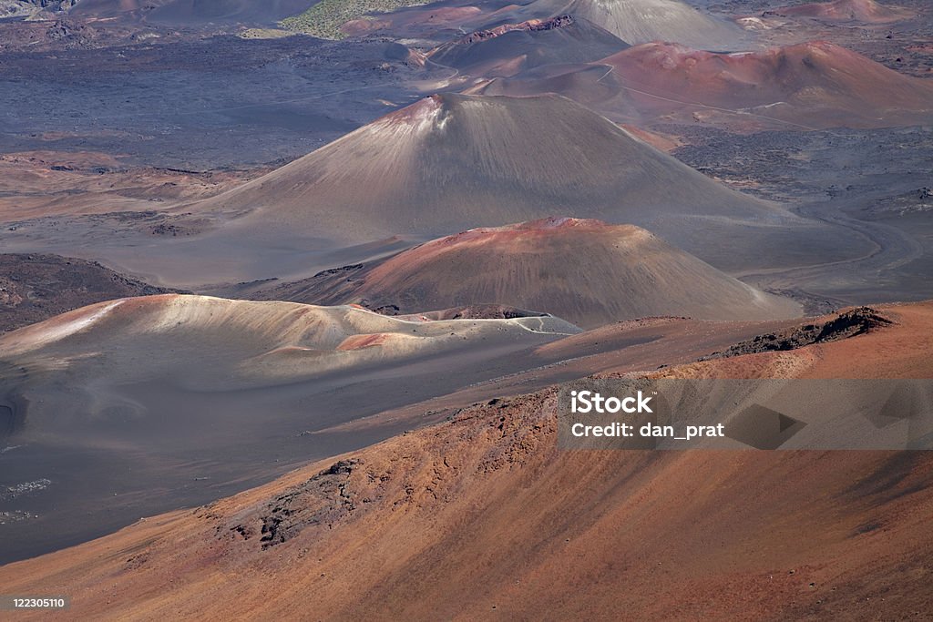 Volcano Crater  Cinder Cone Stock Photo