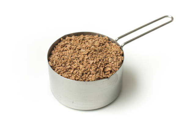 istock Raw Soya Mince. Textured Soy. Meat Substitute in a cup 1223052131