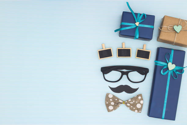 istock Blue birthday or special day concept with gifts 1223052347