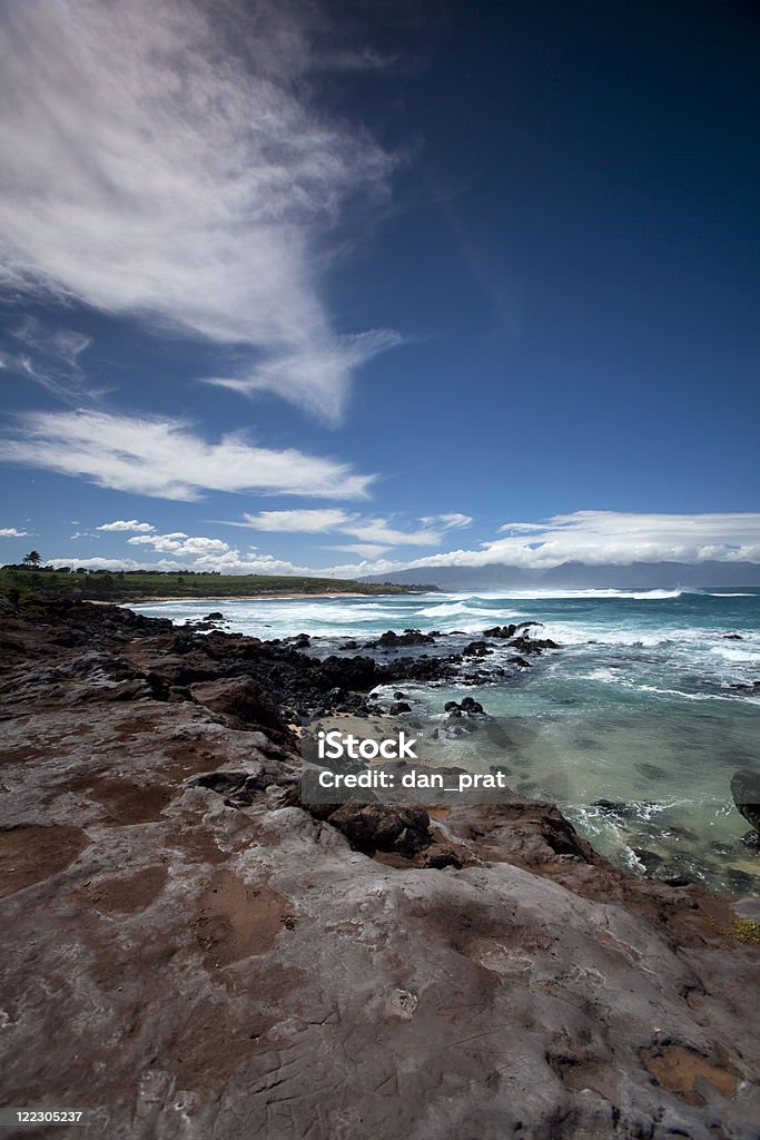 Maui's North Shore  Beach Stock Photo