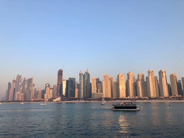 istock Buildings at the coast of Dubai 1223055108