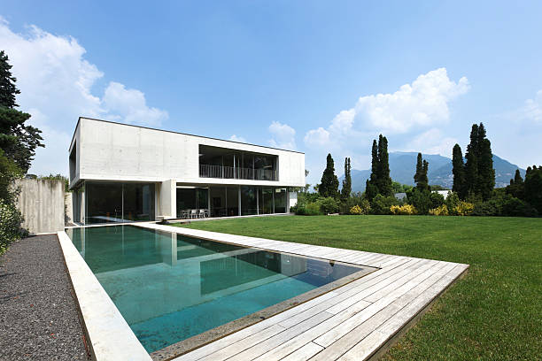 istock new architecture, beautiful modern house outdoors 122305586
