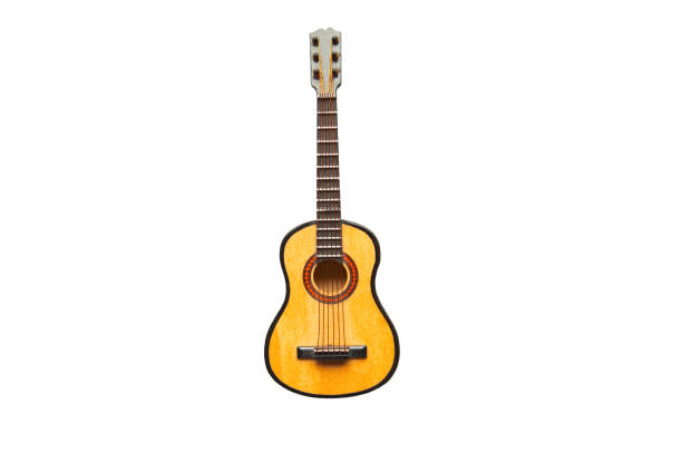 istock Toy acoustic guitar isolated on white 1223062014