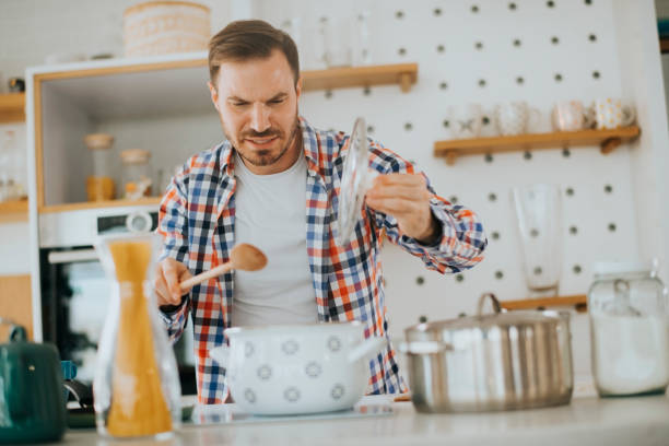 istock Failed cooking in kitchen stock photo 1223065884
