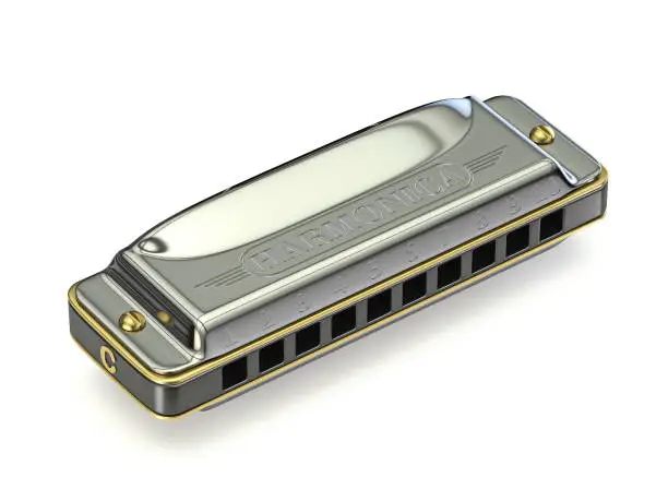 Photo of Diatonic harmonica 3D