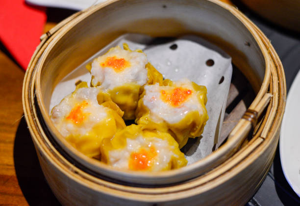 istock Chinese Steamed Shrimp Shao Mai (Dumplings) 1223072004