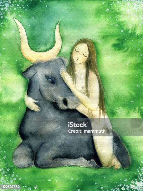 Taurus Stock Illustration - Download Image Now - Taurus, Astrology Sign, Women