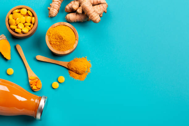 istock Mess of turmeric plant in different conditions. 1223080400