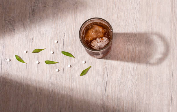 istock Refreshing tea drink sweetened with stevia - Stevia rebaudiana 1223088292