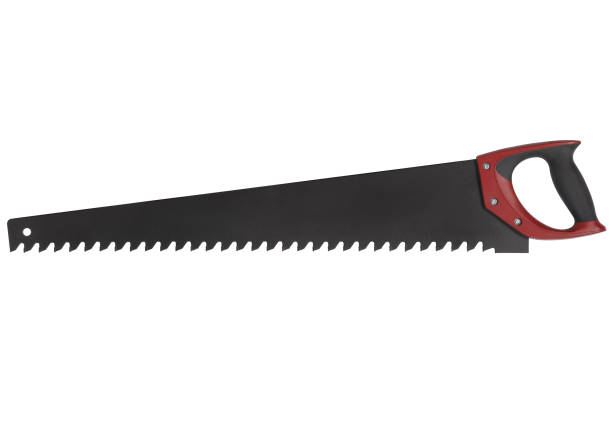 istock Aerated concrete saw on white background 1223089673