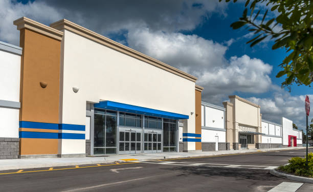 istock Blank Shopping Mall 1223090492